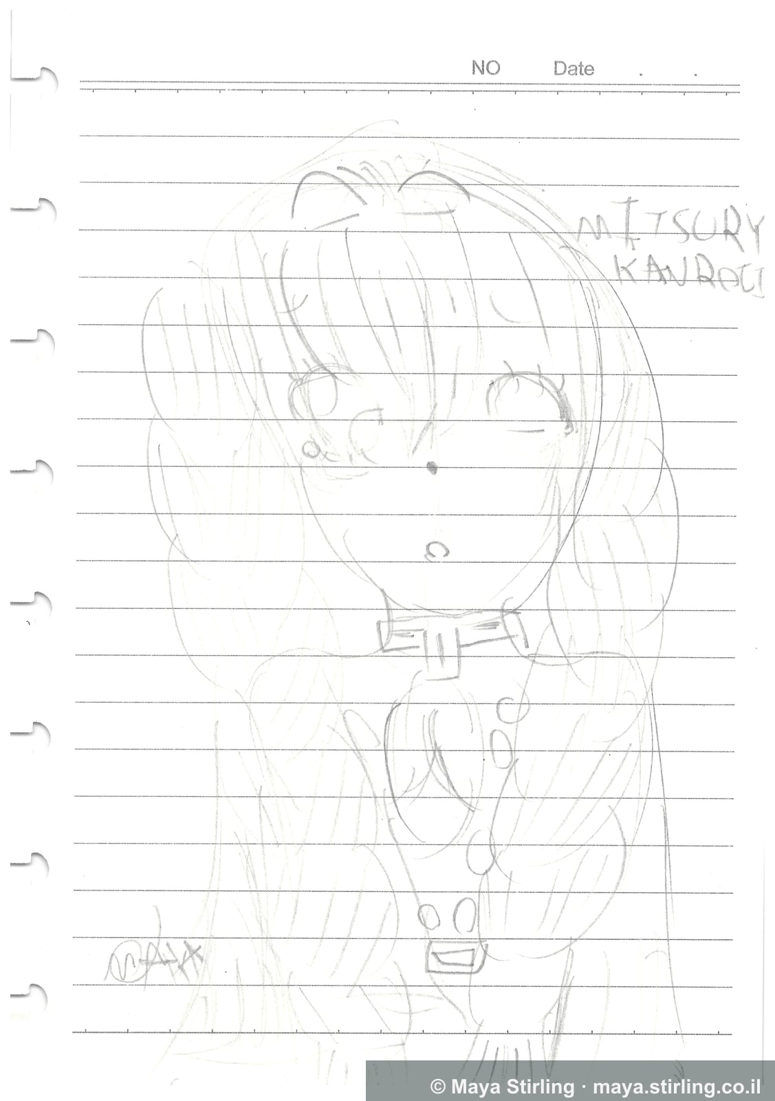 Untitled artwork, Sketch