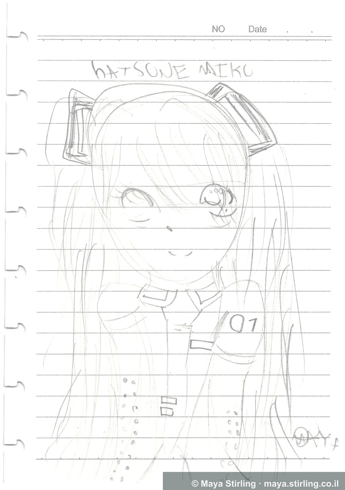 Untitled artwork, Sketch