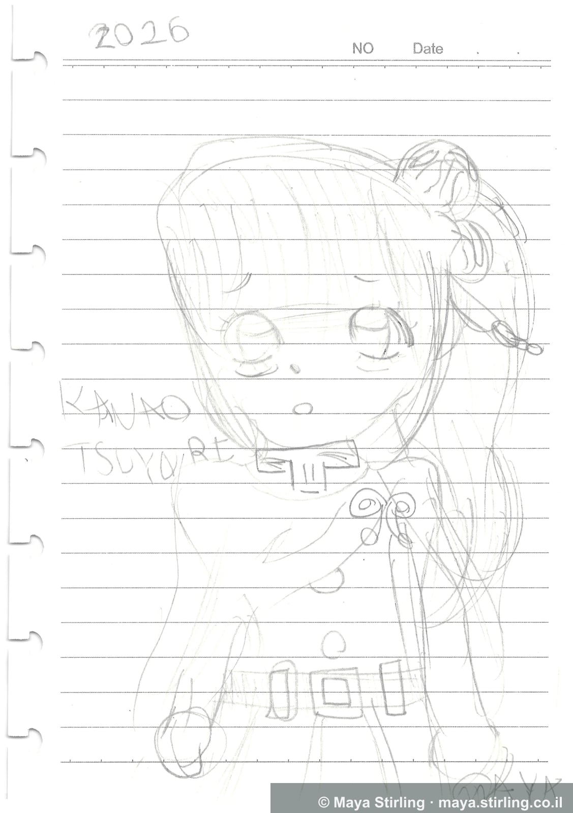 Untitled artwork, Sketch